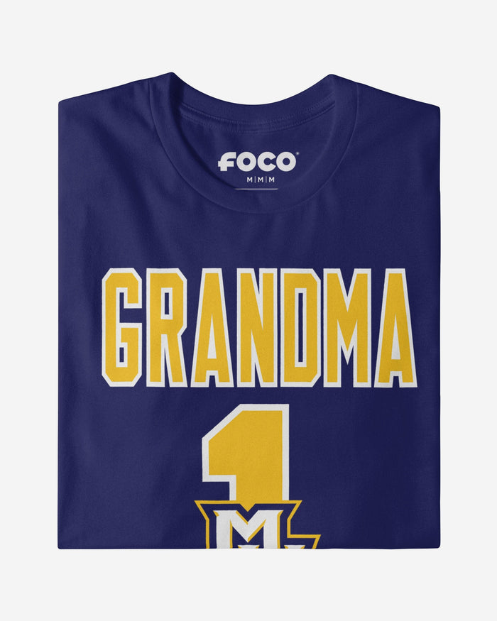 Marquette Golden Eagles Number 1 Grandma T-Shirt FOCO - FOCO.com