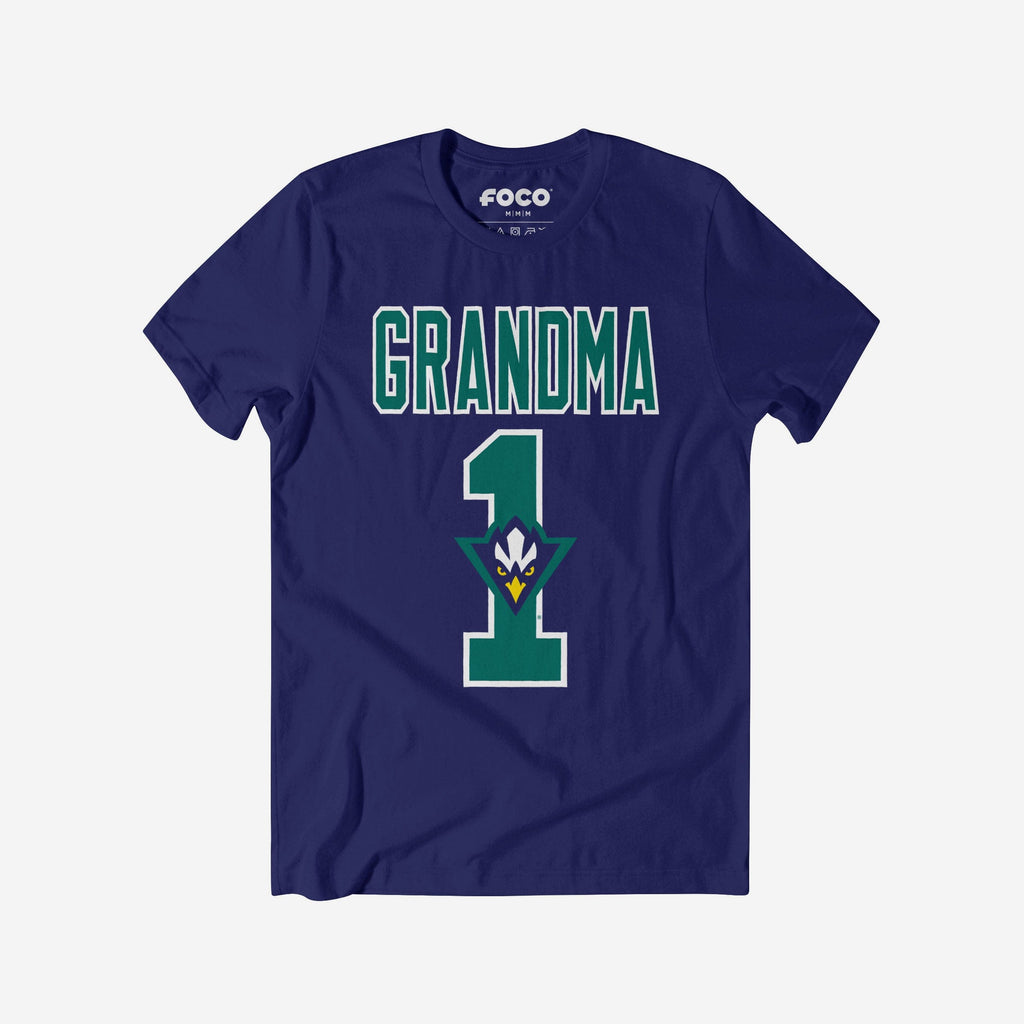 UNC Wilmington Seahawks Number 1 Grandma T-Shirt FOCO S - FOCO.com