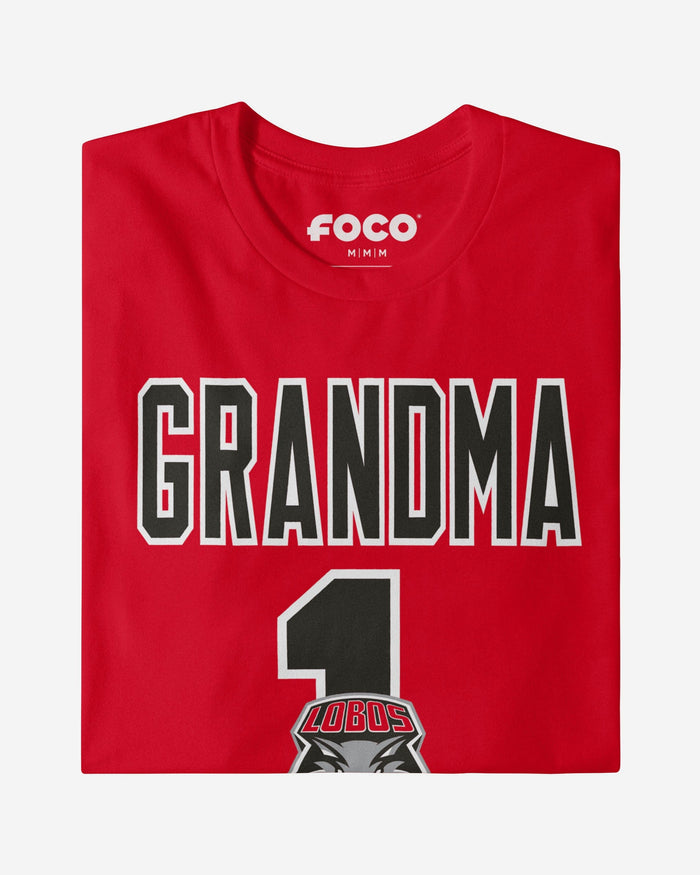 New Mexico Lobos Number 1 Grandma T-Shirt FOCO - FOCO.com