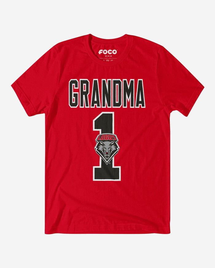 New Mexico Lobos Number 1 Grandma T-Shirt FOCO S - FOCO.com