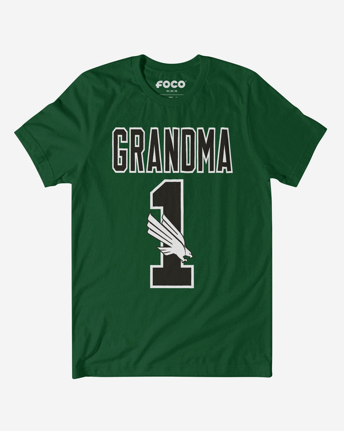 North Texas Mean Green Number 1 Grandma T-Shirt FOCO S - FOCO.com