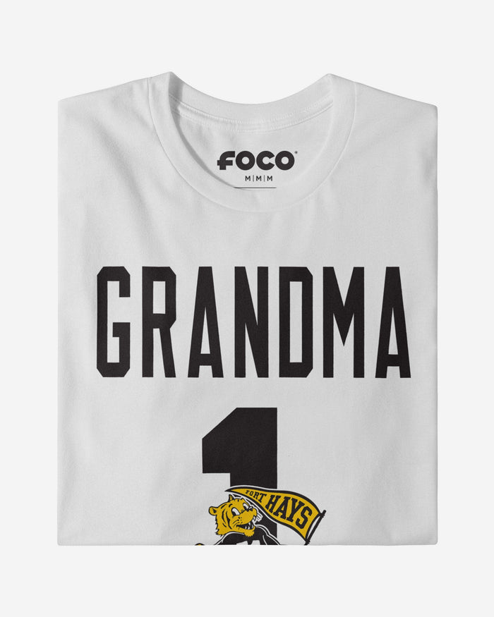 Fort Hays State Tigers Number 1 Grandma T-Shirt FOCO - FOCO.com