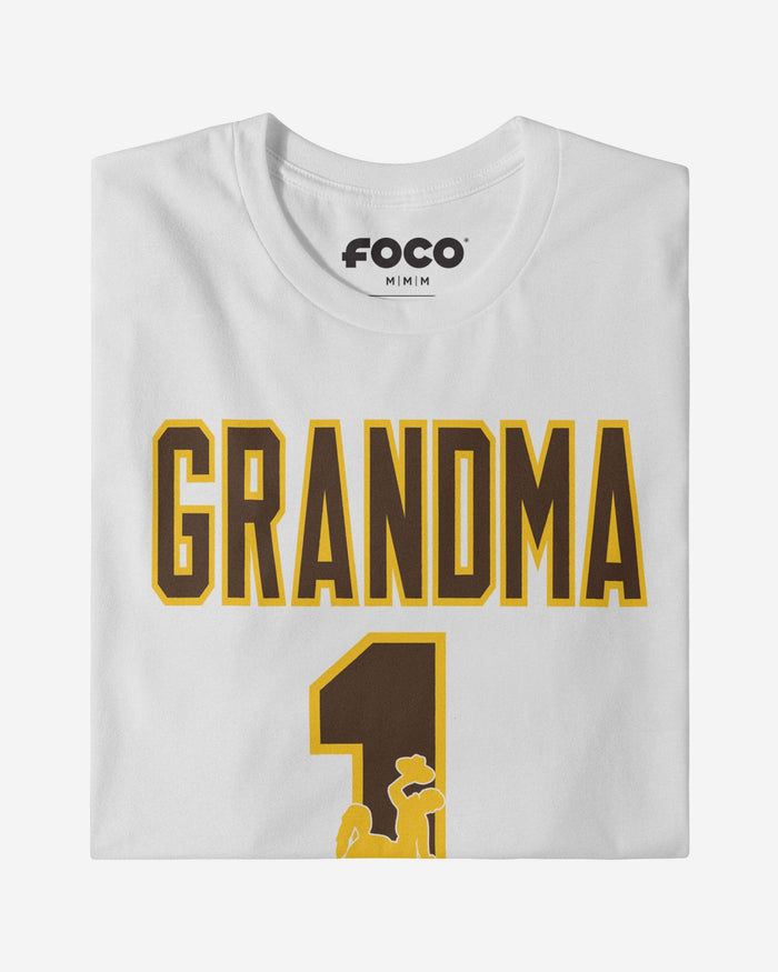 Wyoming Cowboys Number 1 Grandma T-Shirt FOCO - FOCO.com