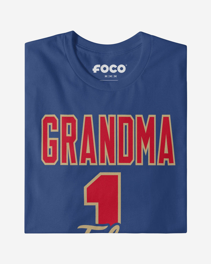 Tulsa Golden Hurricane Number 1 Grandma T-Shirt FOCO - FOCO.com