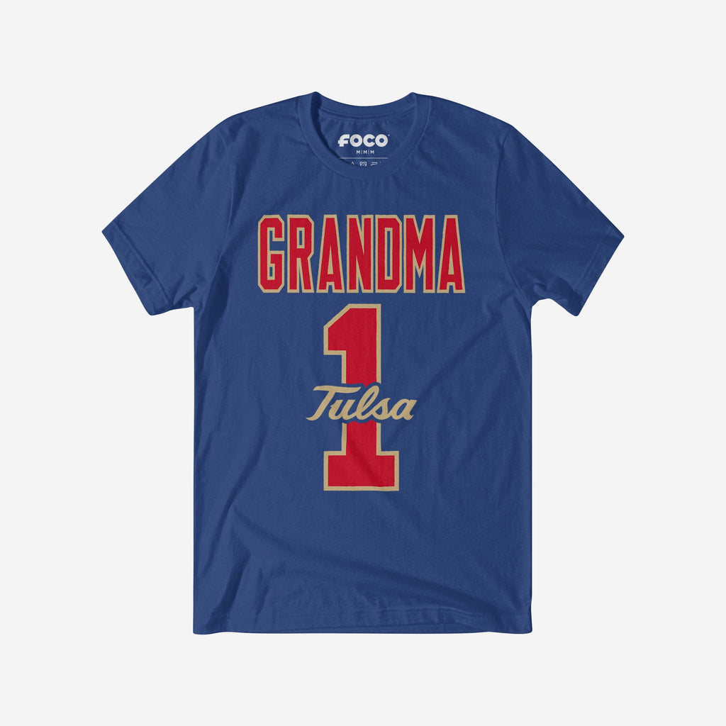 Tulsa Golden Hurricane Number 1 Grandma T-Shirt FOCO S - FOCO.com