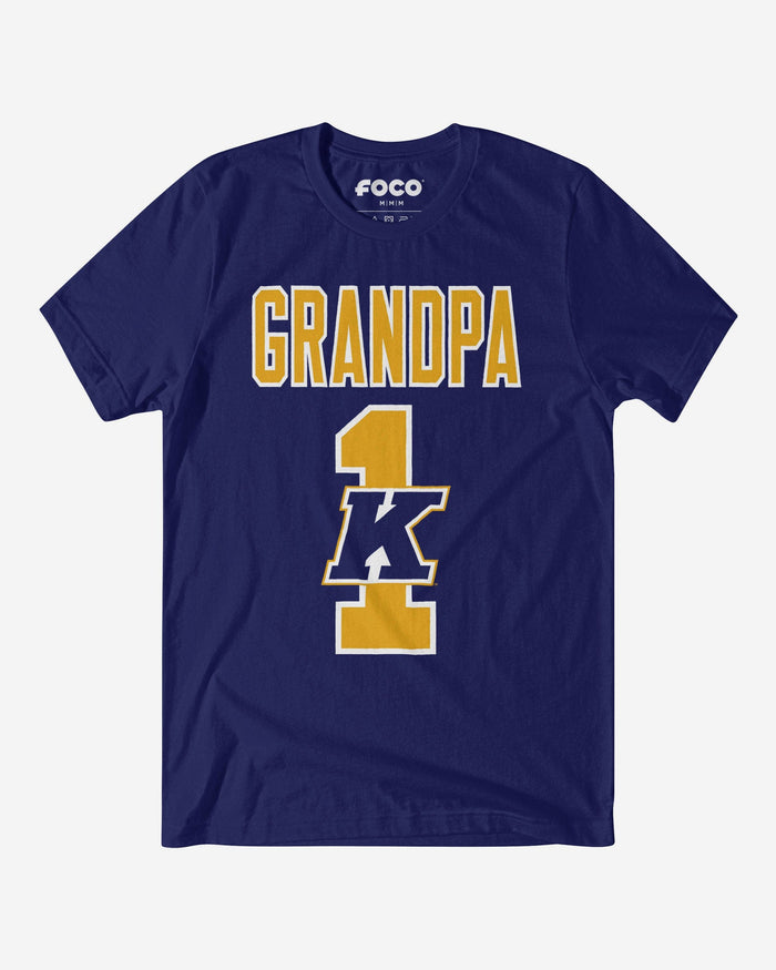 Kent State Golden Flashes Number 1 Grandpa T-Shirt FOCO S - FOCO.com