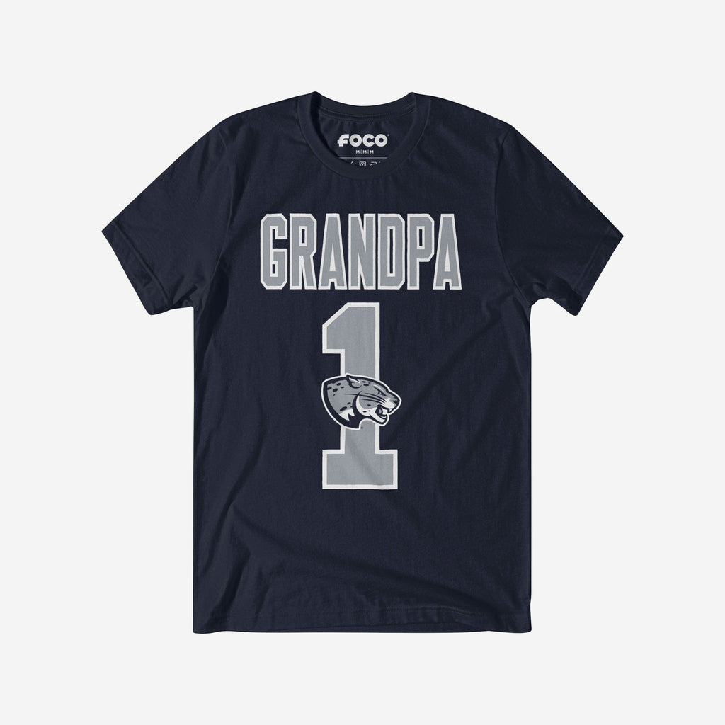 Augusta Jaguars Number 1 Grandpa T-Shirt FOCO S - FOCO.com