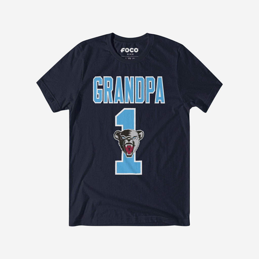 Maine Black Bears Number 1 Grandpa T-Shirt FOCO S - FOCO.com