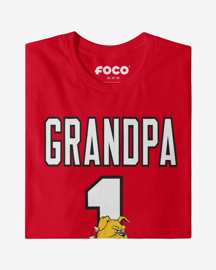 Ferris State Bulldogs Number 1 Grandpa T-Shirt FOCO - FOCO.com
