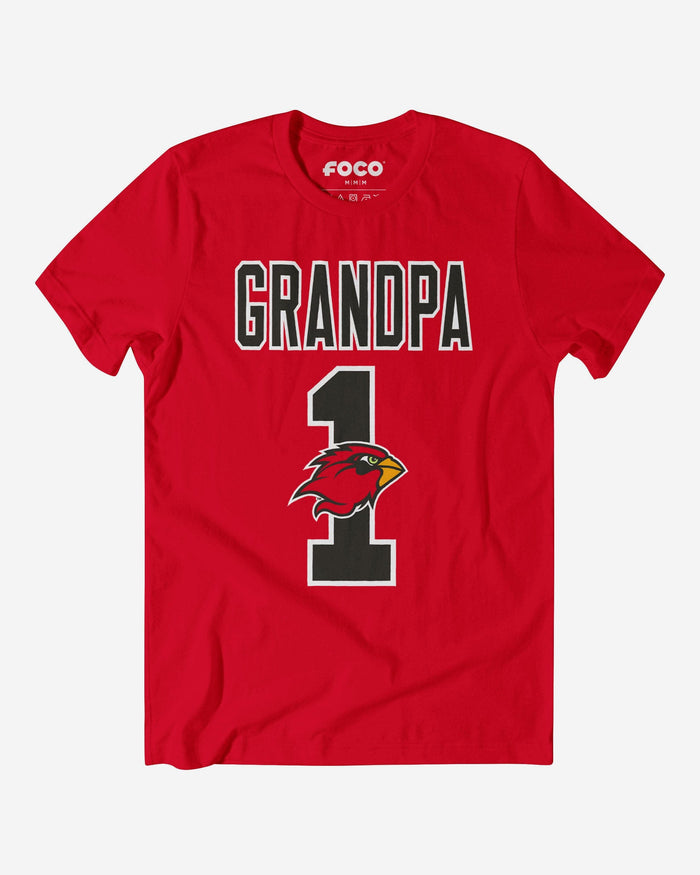 Lamar Cardinals Number 1 Grandpa T-Shirt FOCO S - FOCO.com