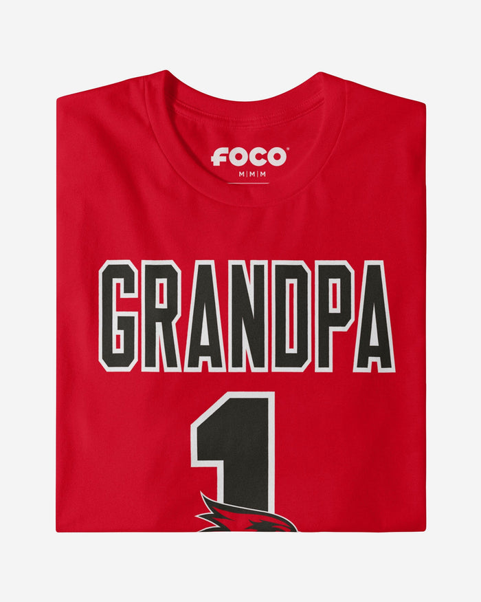 Southeast Missouri State Redhawks Number 1 Grandpa T-Shirt FOCO - FOCO.com