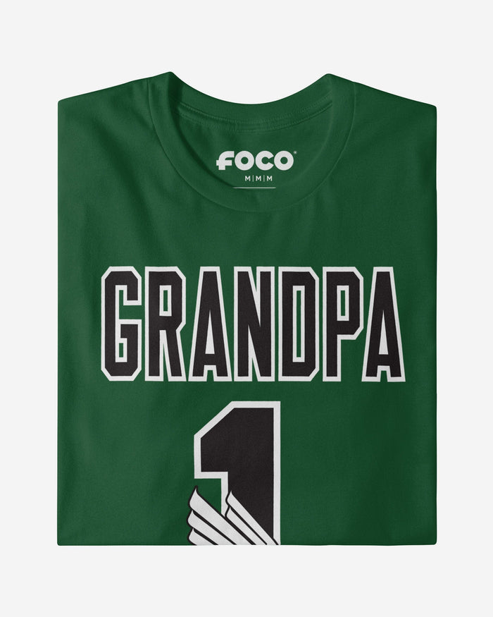 North Texas Mean Green Number 1 Grandpa T-Shirt FOCO - FOCO.com
