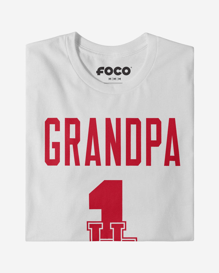 Houston Cougars Number 1 Grandpa T-Shirt FOCO - FOCO.com