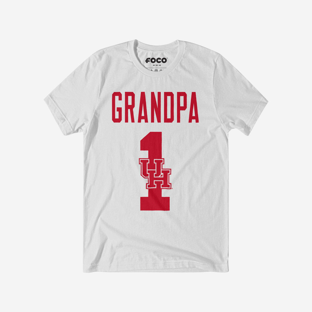 Houston Cougars Number 1 Grandpa T-Shirt FOCO S - FOCO.com