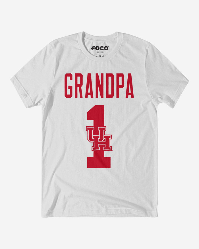 Houston Cougars Number 1 Grandpa T-Shirt FOCO S - FOCO.com