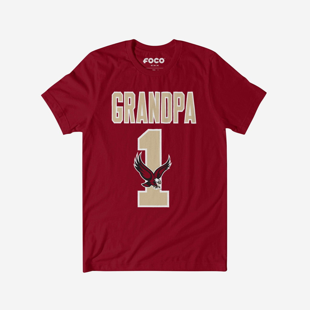 Boston College Eagles Number 1 Grandpa T-Shirt FOCO S - FOCO.com