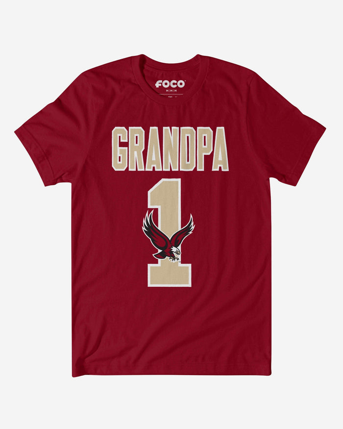 Boston College Eagles Number 1 Grandpa T-Shirt FOCO S - FOCO.com