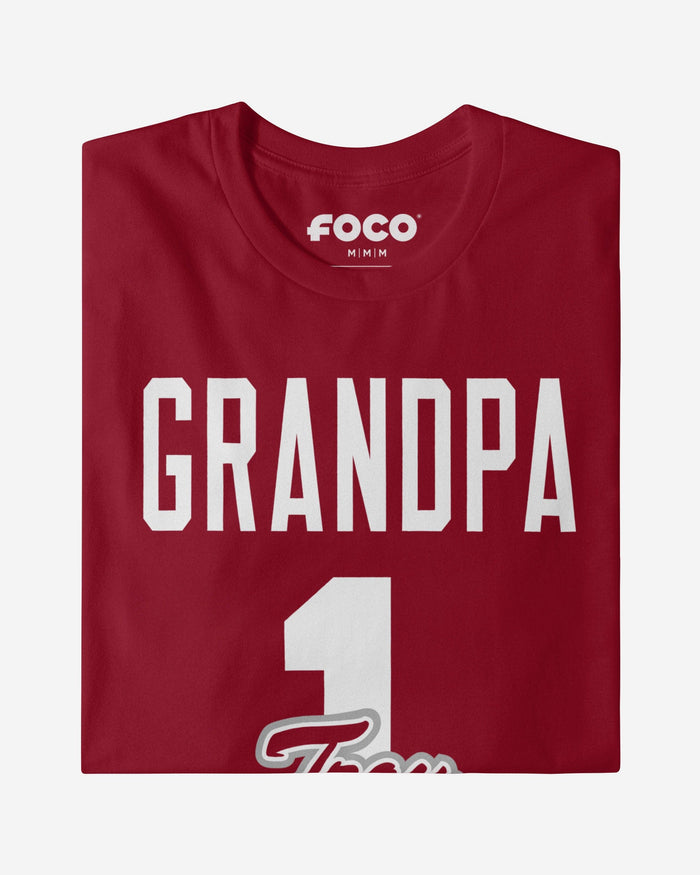 Troy Trojans Number 1 Grandpa T-Shirt FOCO - FOCO.com