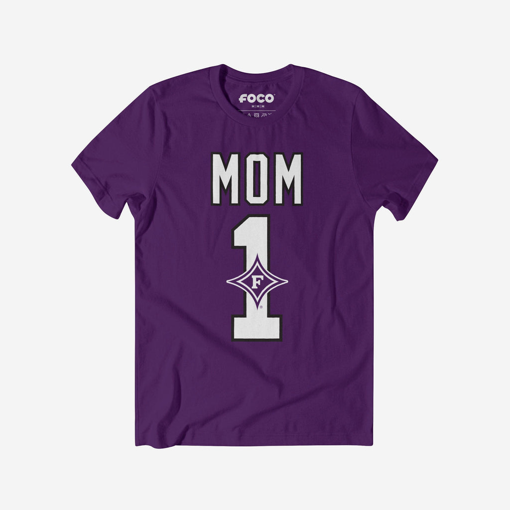Furman Paladins Number 1 Mom T-Shirt FOCO S - FOCO.com