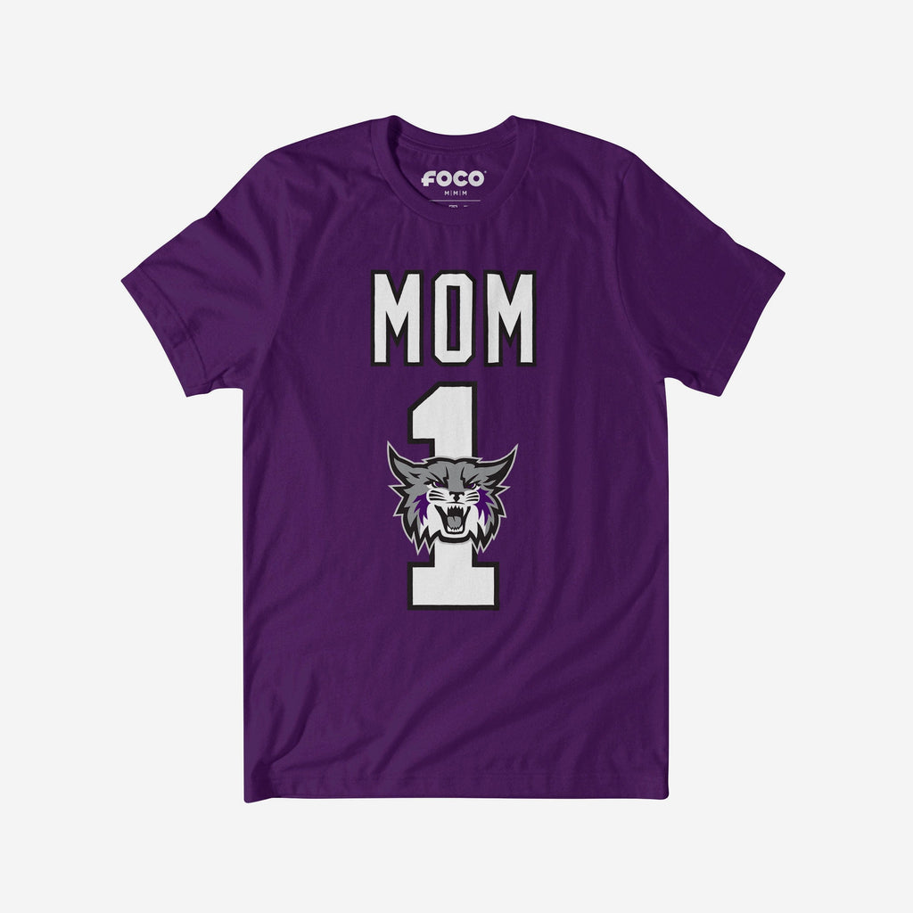 Weber State Wildcats Number 1 Mom T-Shirt FOCO S - FOCO.com