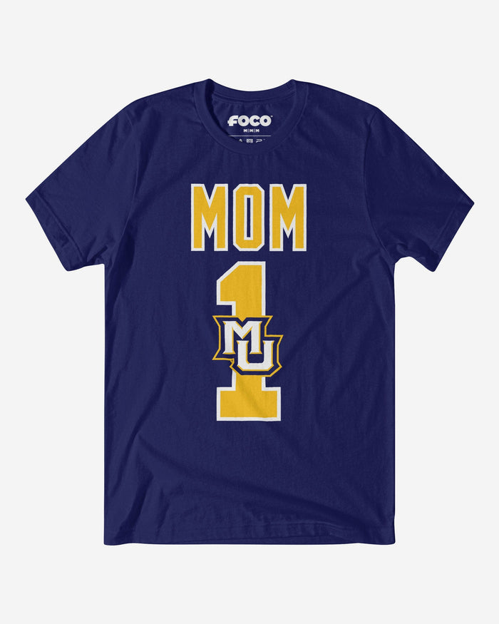 Marquette Golden Eagles Number 1 Mom T-Shirt FOCO S - FOCO.com
