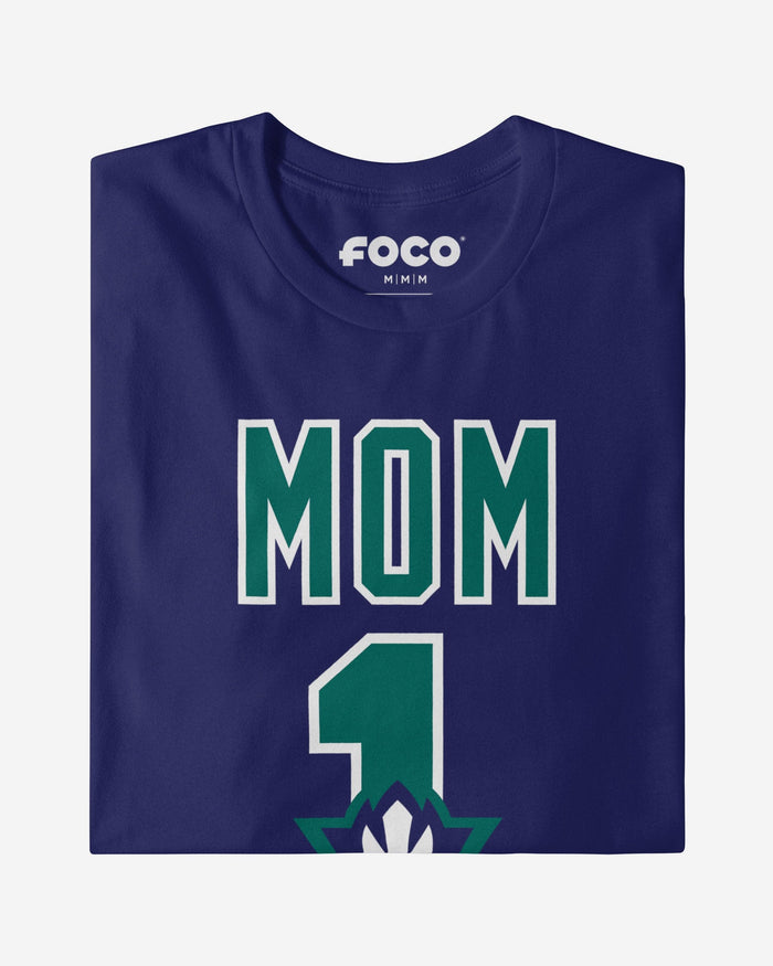 UNC Wilmington Seahawks Number 1 Mom T-Shirt FOCO - FOCO.com