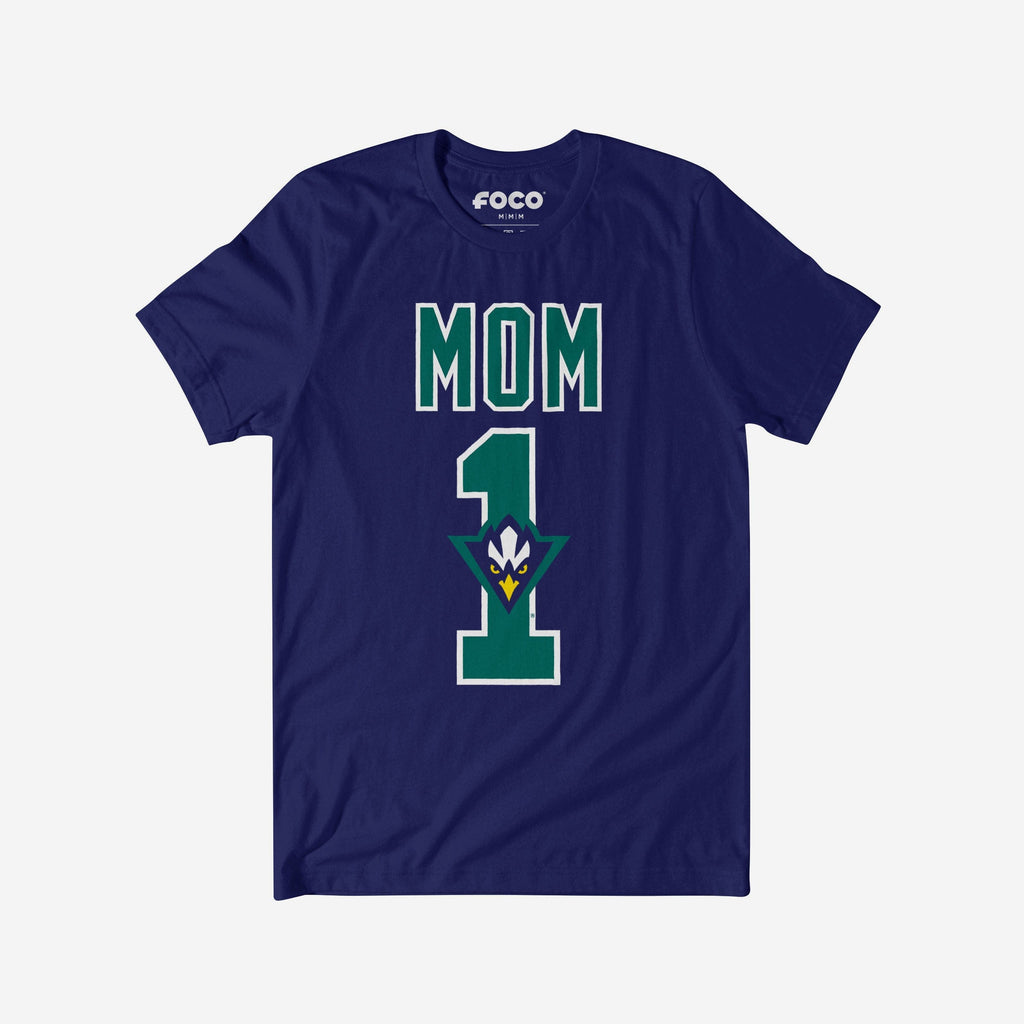 UNC Wilmington Seahawks Number 1 Mom T-Shirt FOCO S - FOCO.com