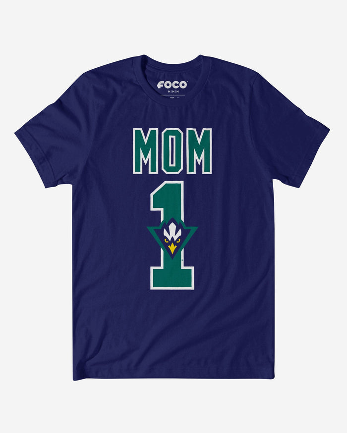 UNC Wilmington Seahawks Number 1 Mom T-Shirt FOCO S - FOCO.com