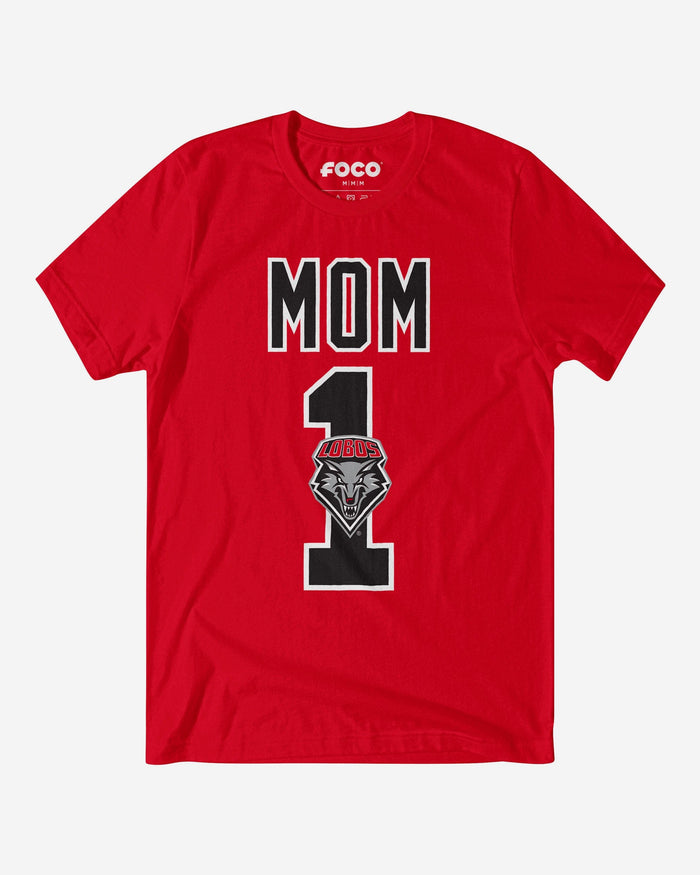 New Mexico Lobos Number 1 Mom T-Shirt FOCO S - FOCO.com