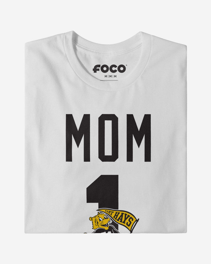 Fort Hays State Tigers Number 1 Mom T-Shirt FOCO - FOCO.com