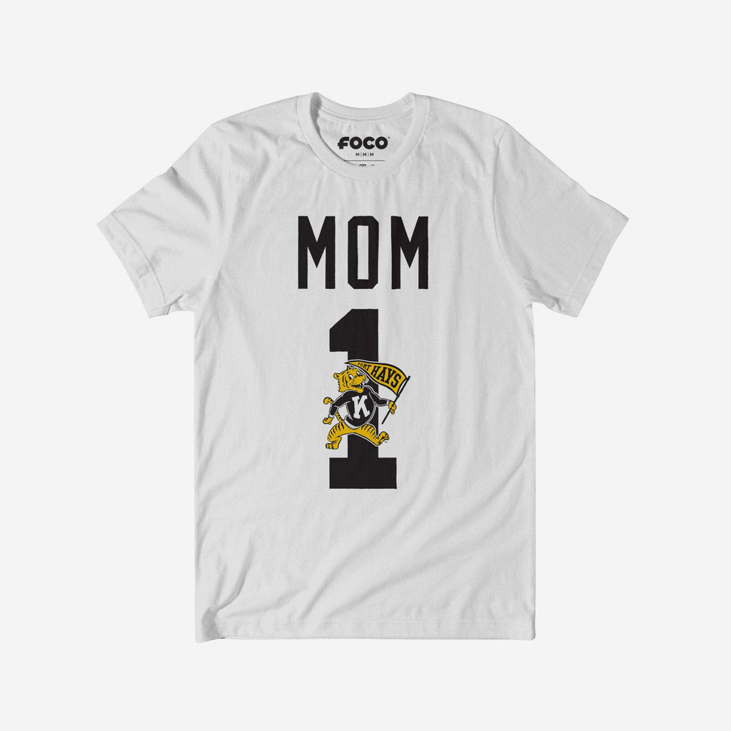 Fort Hays State Tigers Number 1 Mom T-Shirt FOCO S - FOCO.com