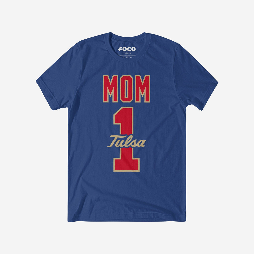 Tulsa Golden Hurricane Number 1 Mom T-Shirt FOCO S - FOCO.com