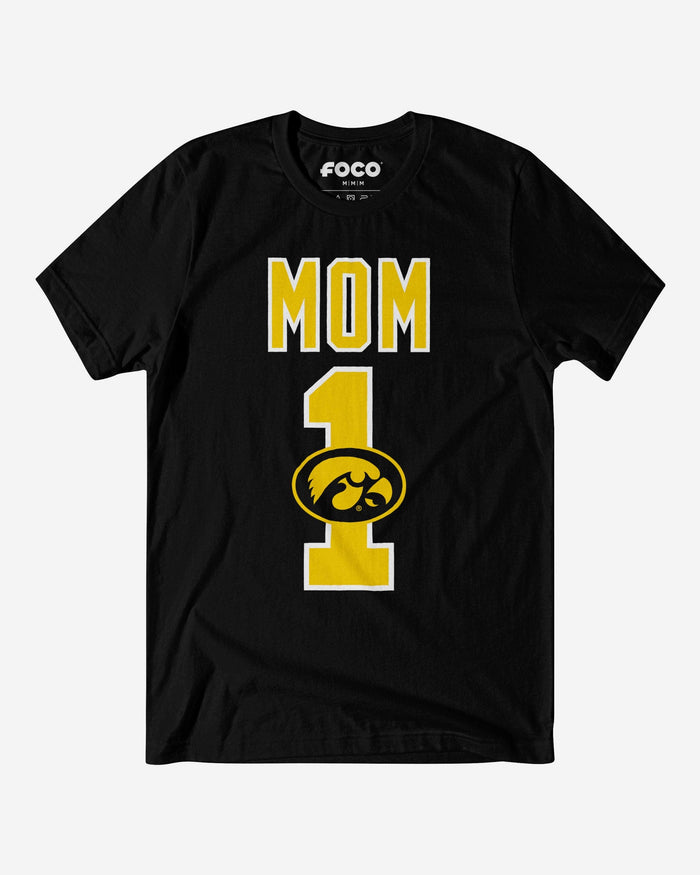 Iowa Hawkeyes Number 1 Mom T-Shirt FOCO S - FOCO.com