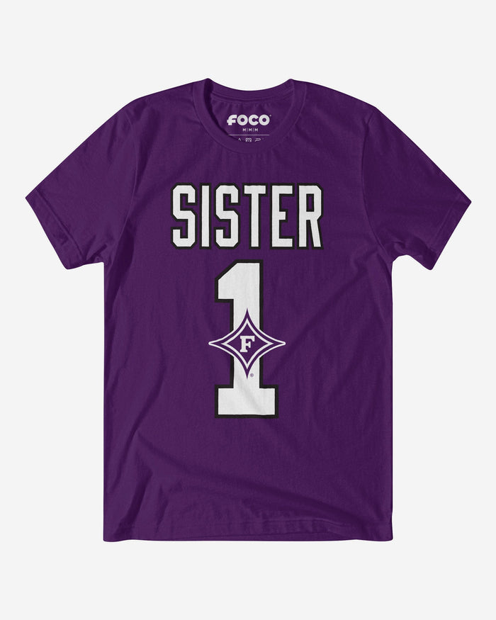 Furman Paladins Number 1 Sister T-Shirt FOCO S - FOCO.com