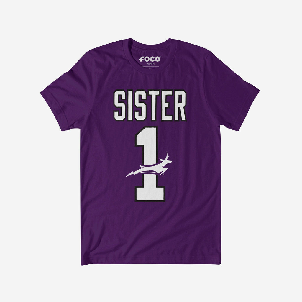 Grand Canyon Antelopes Number 1 Sister T-Shirt FOCO S - FOCO.com
