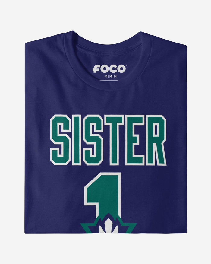 UNC Wilmington Seahawks Number 1 Sister T-Shirt FOCO - FOCO.com