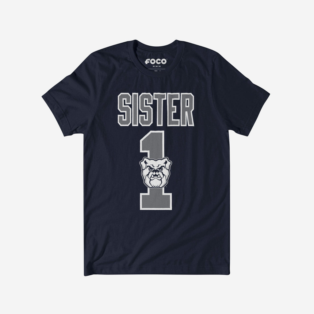 Butler Bulldogs Number 1 Sister T-Shirt FOCO S - FOCO.com