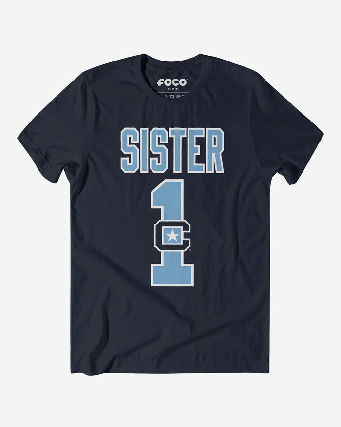 Citadel Bulldogs Number 1 Sister T-Shirt FOCO S - FOCO.com