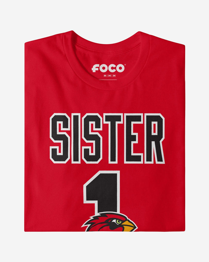 Lamar Cardinals Number 1 Sister T-Shirt FOCO - FOCO.com