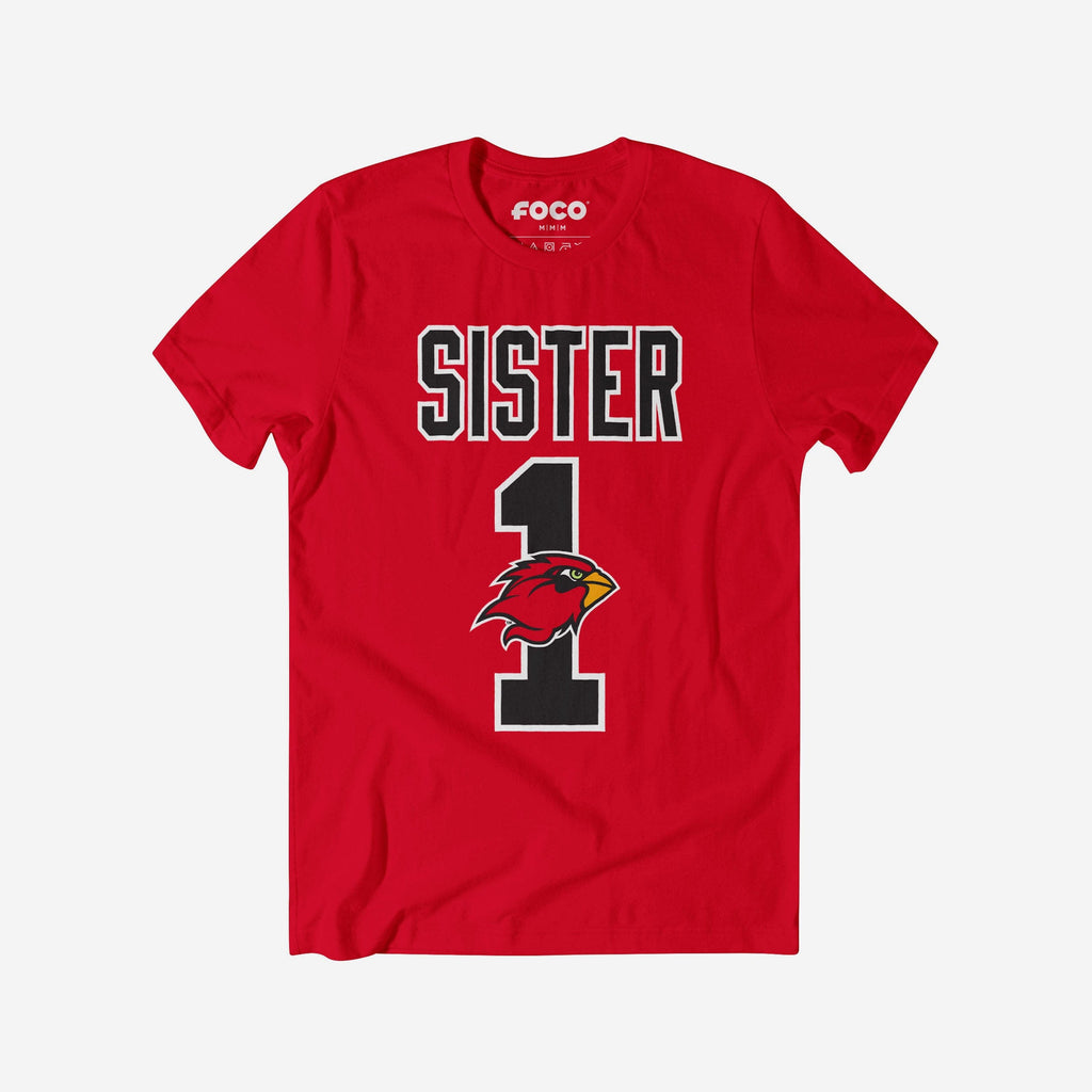 Lamar Cardinals Number 1 Sister T-Shirt FOCO S - FOCO.com