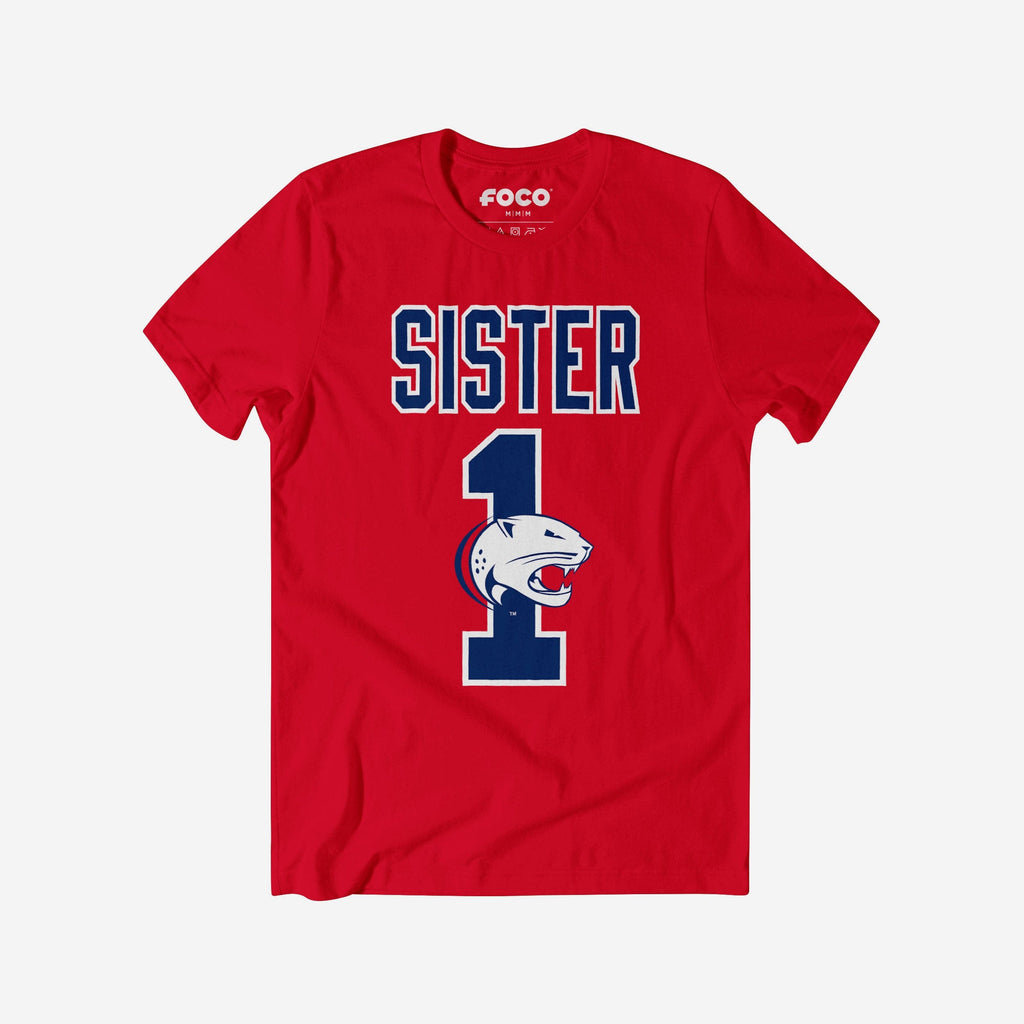South Alabama Jaguars Number 1 Sister T-Shirt FOCO S - FOCO.com