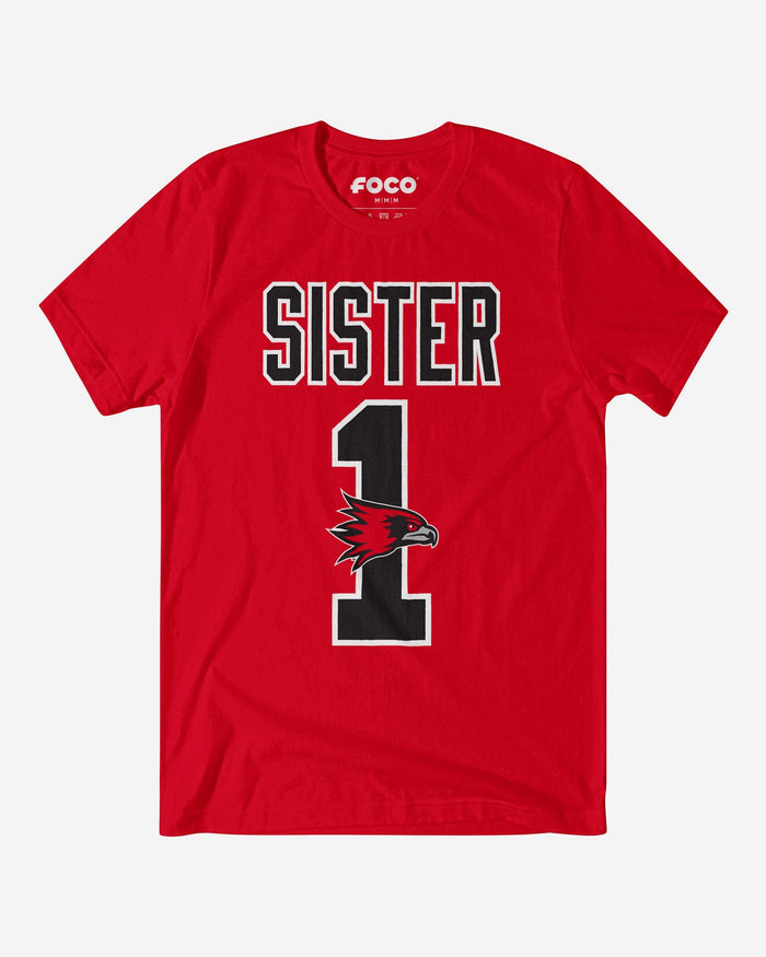 Southeast Missouri State Redhawks Number 1 Sister T-Shirt FOCO S - FOCO.com
