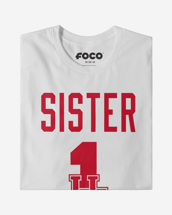 Houston Cougars Number 1 Sister T-Shirt FOCO - FOCO.com