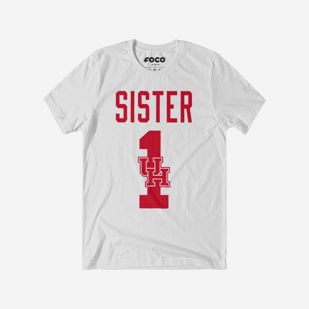Houston Cougars Number 1 Sister T-Shirt FOCO S - FOCO.com