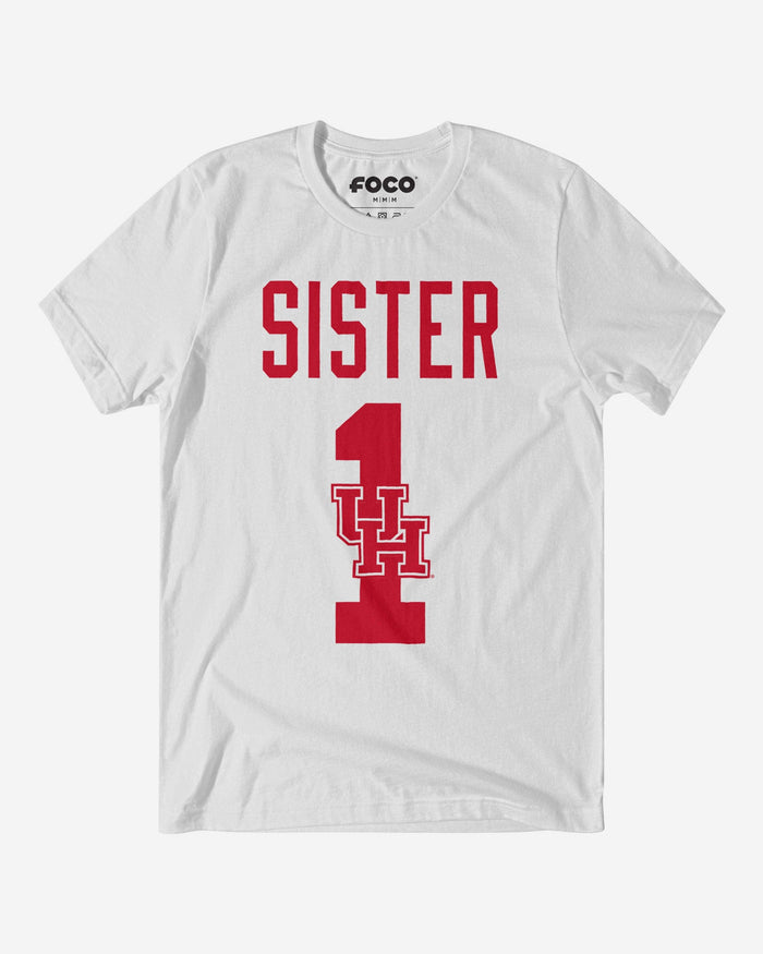 Houston Cougars Number 1 Sister T-Shirt FOCO S - FOCO.com