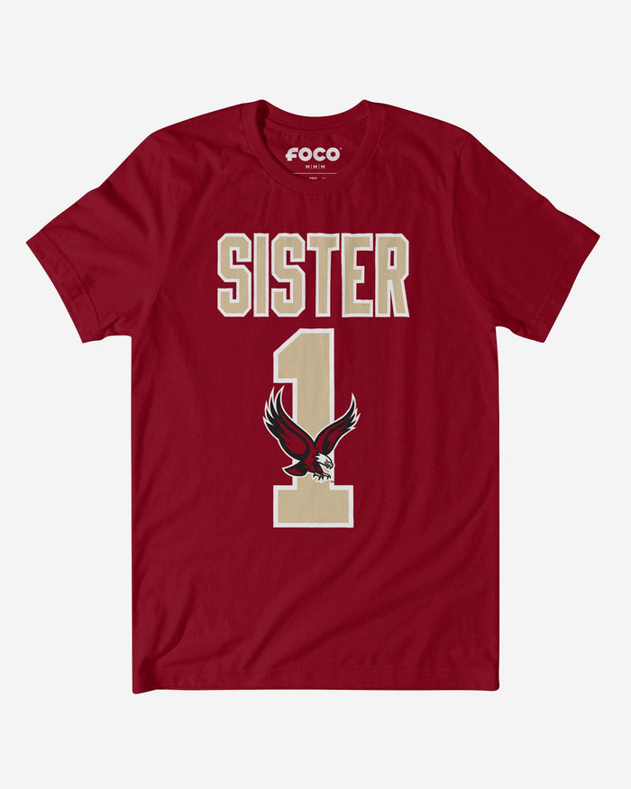 Boston College Eagles Number 1 Sister T-Shirt FOCO S - FOCO.com