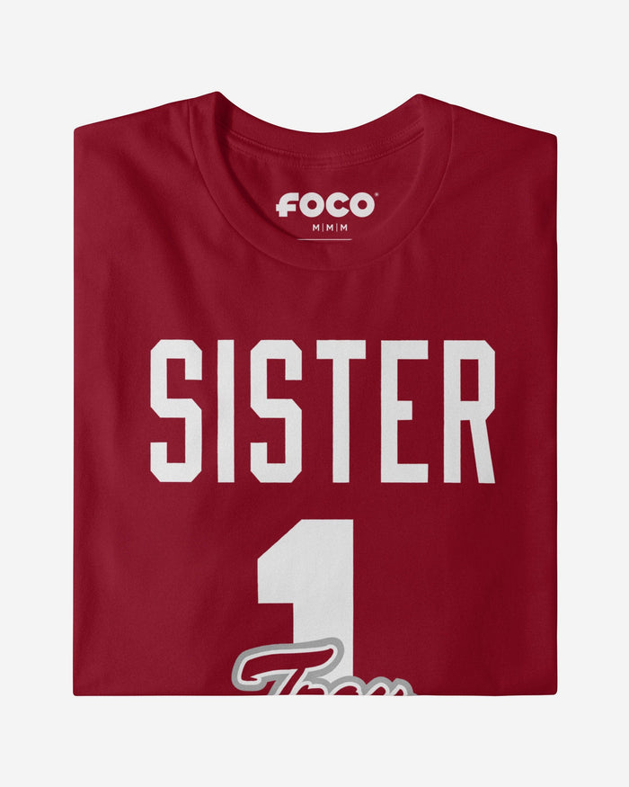 Troy Trojans Number 1 Sister T-Shirt FOCO - FOCO.com