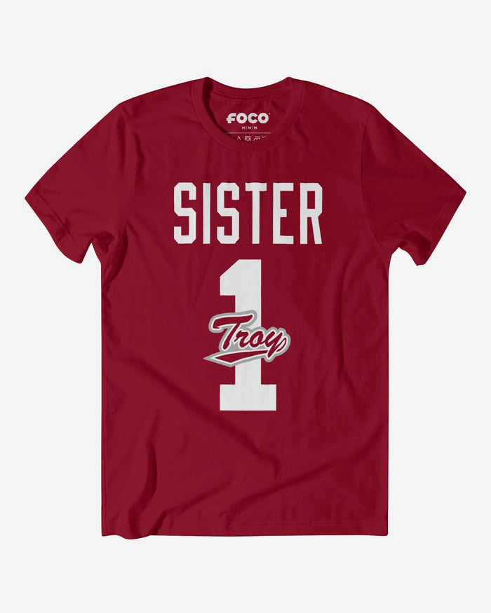 Troy Trojans Number 1 Sister T-Shirt FOCO S - FOCO.com