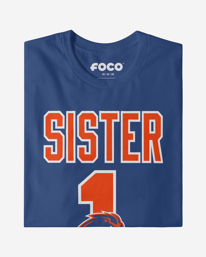 Boise State Broncos Number 1 Sister T-Shirt FOCO - FOCO.com