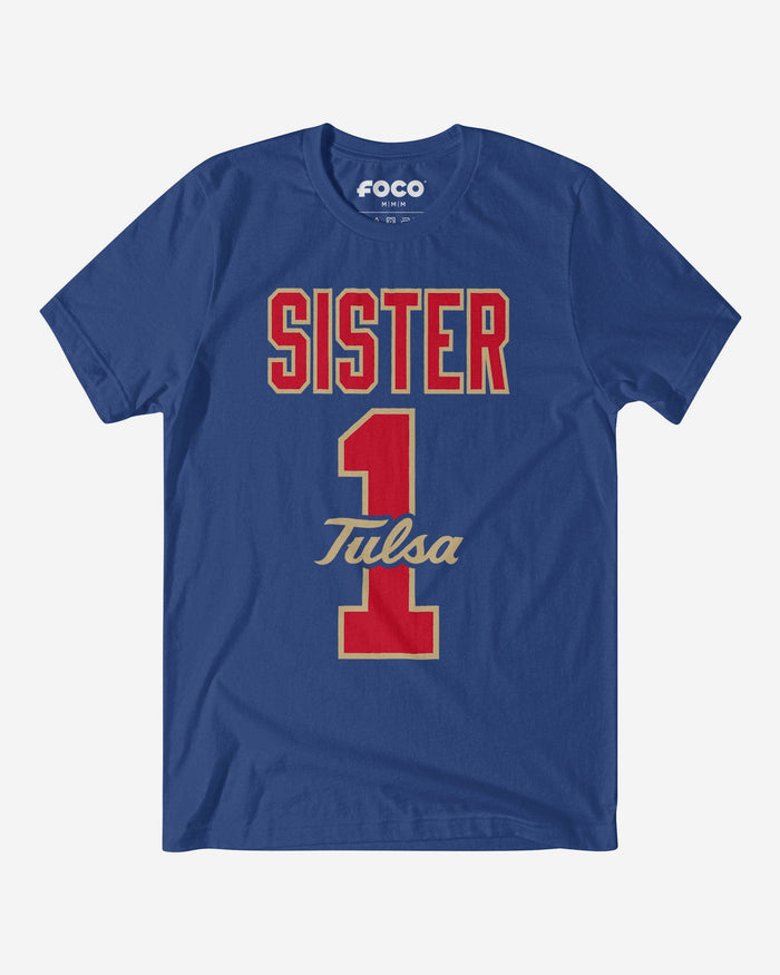 Tulsa Golden Hurricane Number 1 Sister T-Shirt FOCO S - FOCO.com